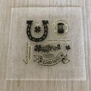 Close to my heart stamps B1364 “Take Luck”